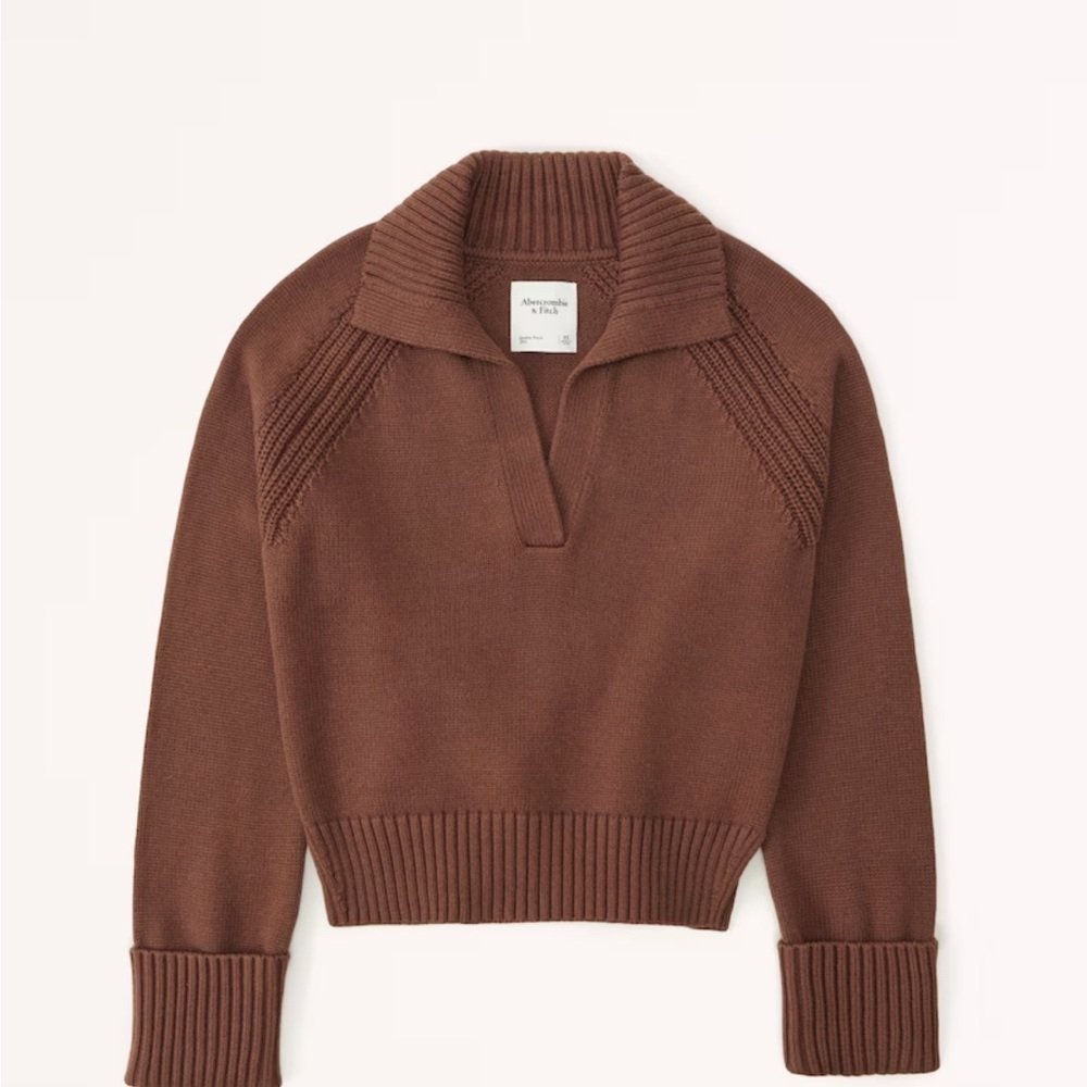 Notch-Neck Sweater